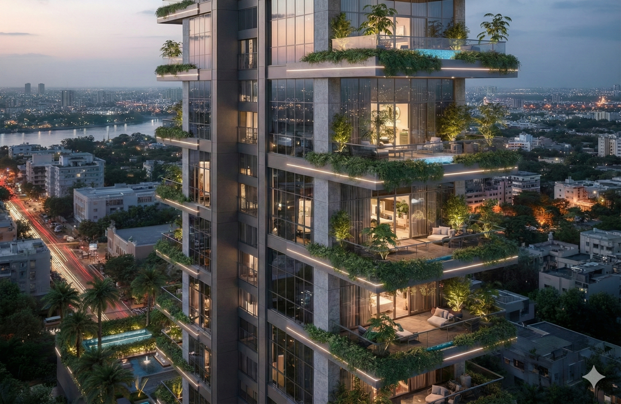 4 BHK Flats for Sale in Bodakdev Ahmedabad