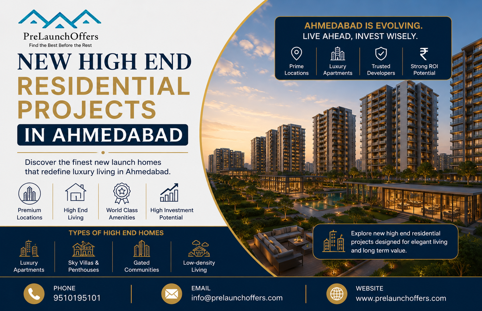 New High End Residential Projects in Ahmedabad