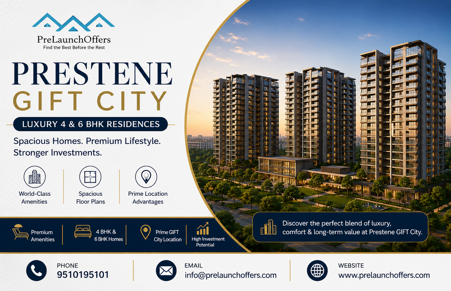 Prestene GIFT City: Amenities, Floor Plans & Location Advantages - PreLaunchOffers